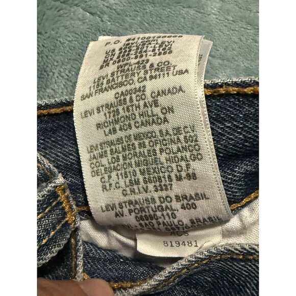 Levi’s 501 Jeans Mens 34x30 Blue Medium Wash Button Fly Rare - Picture 5 of 9